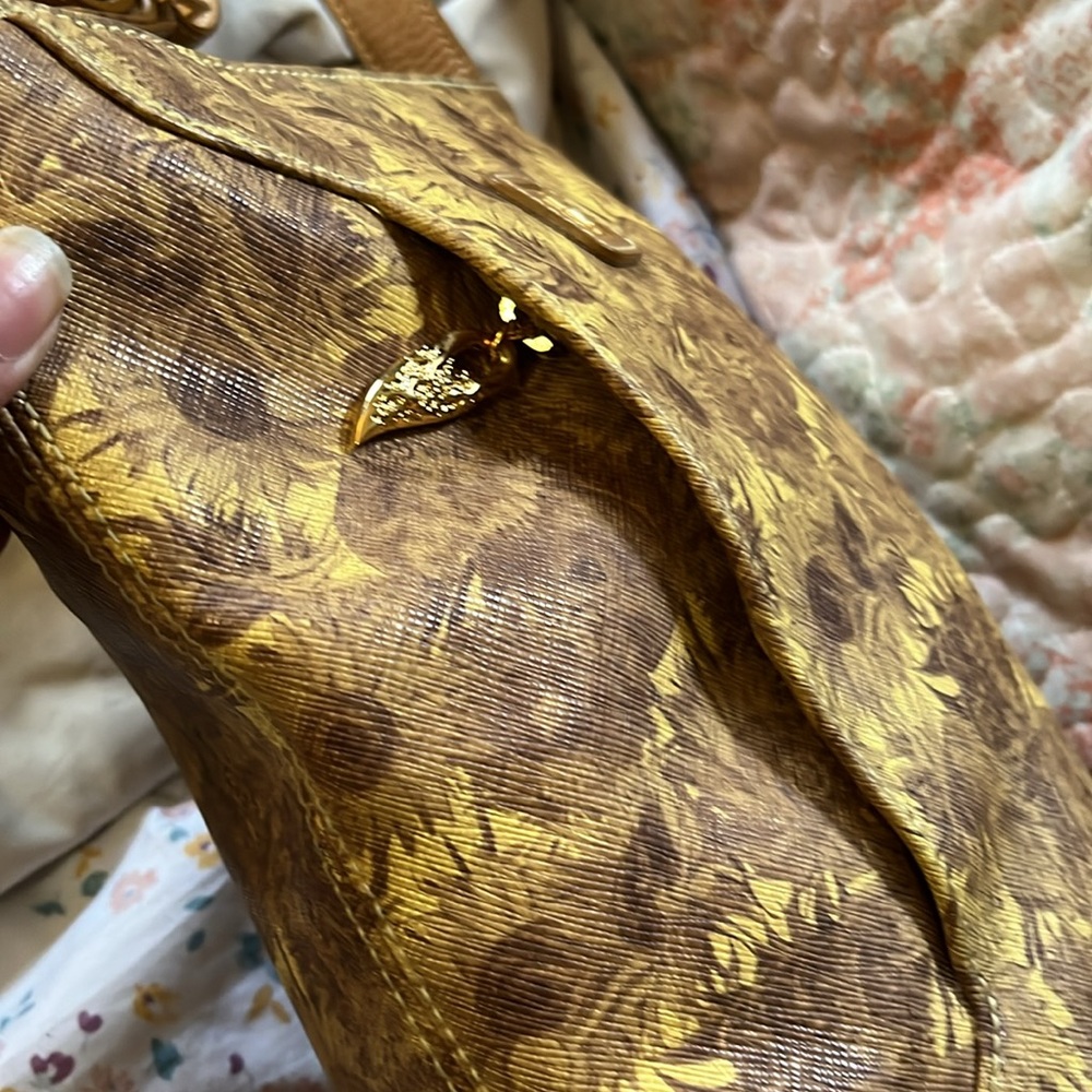Vintage Vincent van gogh leather bucket bag like new condition - Picture 5 of 8